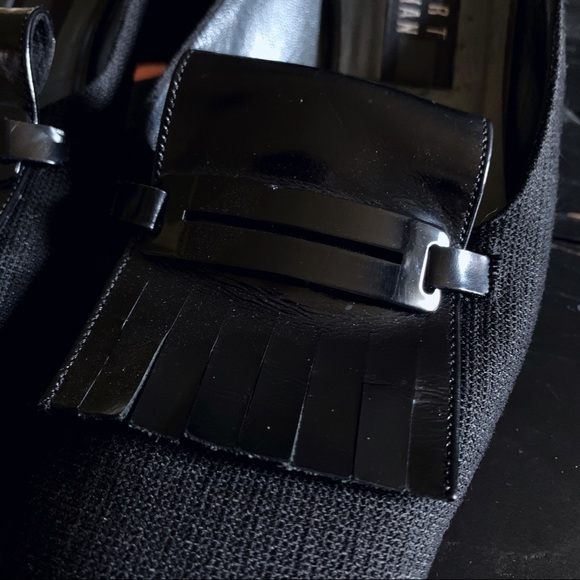 Stuart WEITZMAN Fringed Mules - Black - Picture 12 of 16